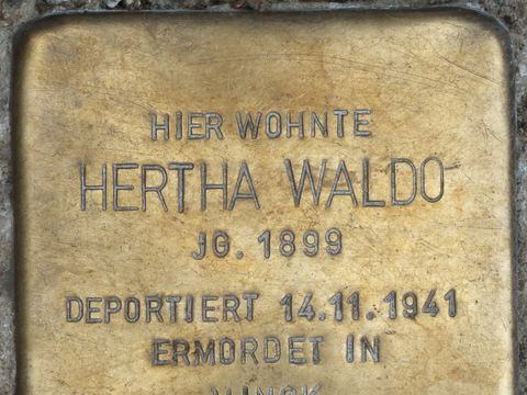 Stolperstein Hertha Waldo