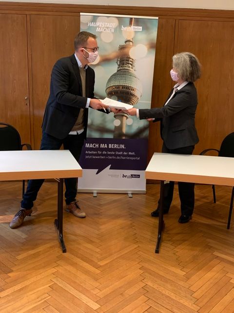 Unterzeichnung des Kooperationsvertrags mit der HWR Berlin