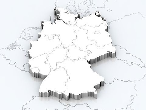 Deutschland und angrenzende Länder