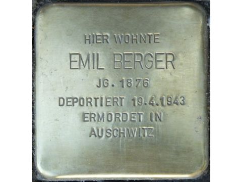 Stolperstein Emil Berger