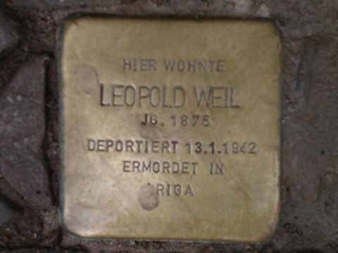 Stolperstein Leopold Weil