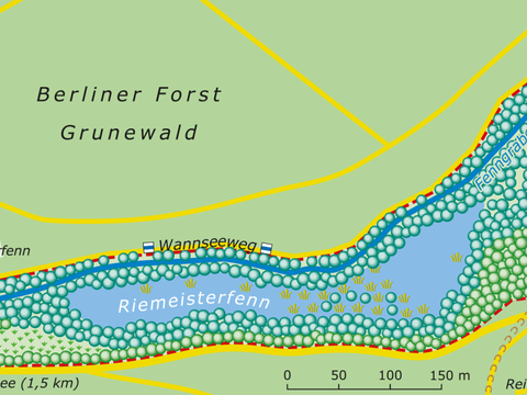 Bildvergrößerung: Karte des NSG Riemeisterfenn