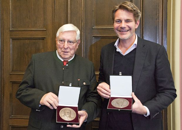 Die Preisträger: Hans Timm und Frank Sippel