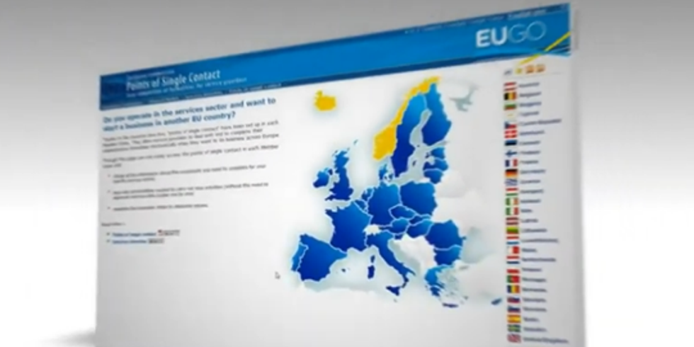 Vorschaubild für das Video "Einheitliche Ansprechpartner in Europa"