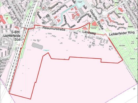 Bildvergrößerung: Übersichtsplan zum Bebauungsplanentwurf 6-30 - Ortsteil Lichterfelde
