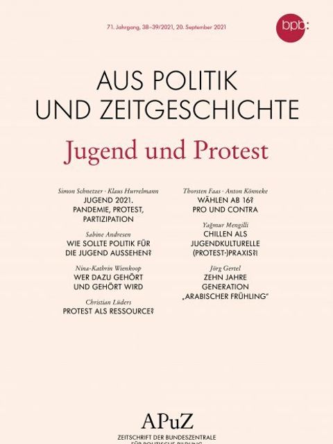 Cover APuZ Jugend und Protest