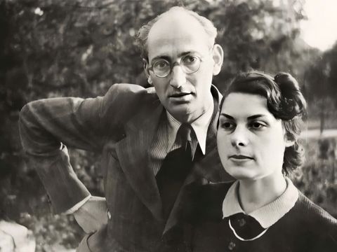 Ehepaar Rewald in Berlin, Sommer 1945