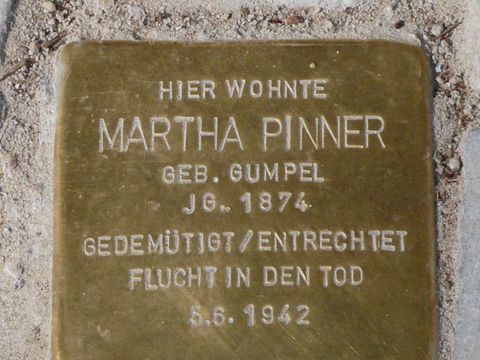 Stolperstein für Martha Pinner