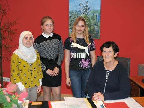 Girls Day 2018 bei der Bezirksbürgermeisterin Dagmar Pohle
