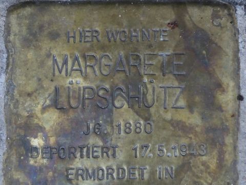 Stolperstein Margarete Lüpschütz
