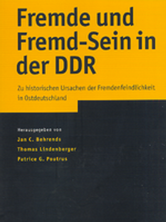 Buchcover - Patrice Poutrous u. a. - Fremde und Fremd-Sein in der DDR
