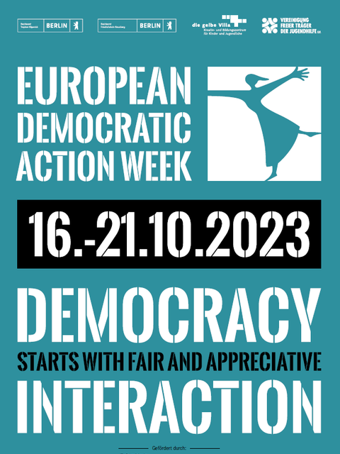 Bildvergrößerung: Plakat European Democratic Action Week 2023