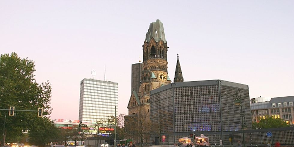 Kaiser-Wilhelm-Gedächtnis-Kirche auf dem Breitscheidplatz, Foto: Raimund Müller