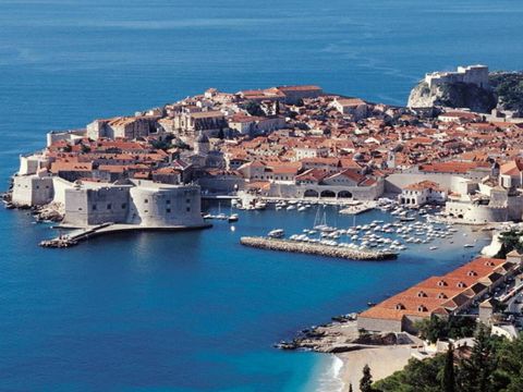 Ansicht auf die Stadt Dubrovnik in Kroatien