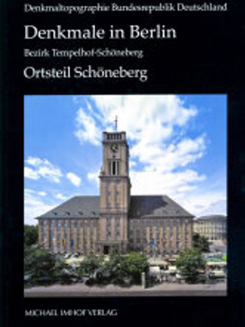 Bildvergrößerung: Denkmaltopographie Schöneberg Cover