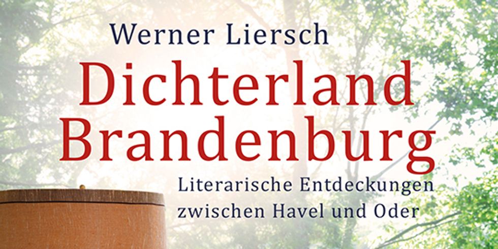 Titelseite des Buches Dichterland Brandenburg