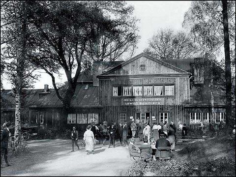 Erwin Barth - Volkspark Jungfernheide, Wirtschaftsgebäude der Badeanstalt, um 1930
