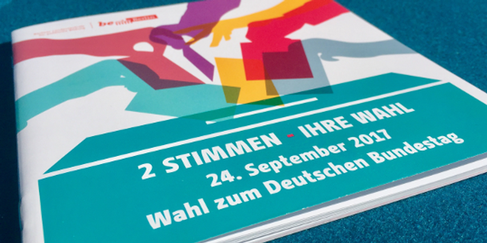Cover Bundestagswahlbroschüre 2017