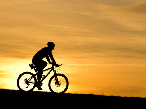Bildvergrößerung: Biker am Abendhimmel