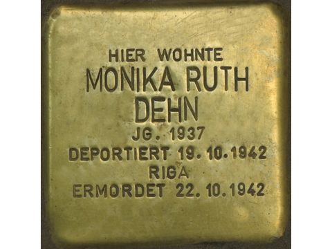 Stolperstein Monika Ruth Dehn