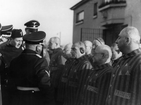 Jüdische November-Porgrom-Häftlinge im KZ Sachsenhausen, 19.12.1938