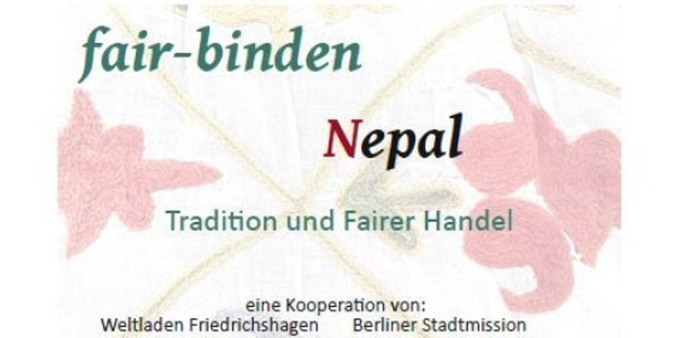Veranstaltungslogo für fair-binden Nepal