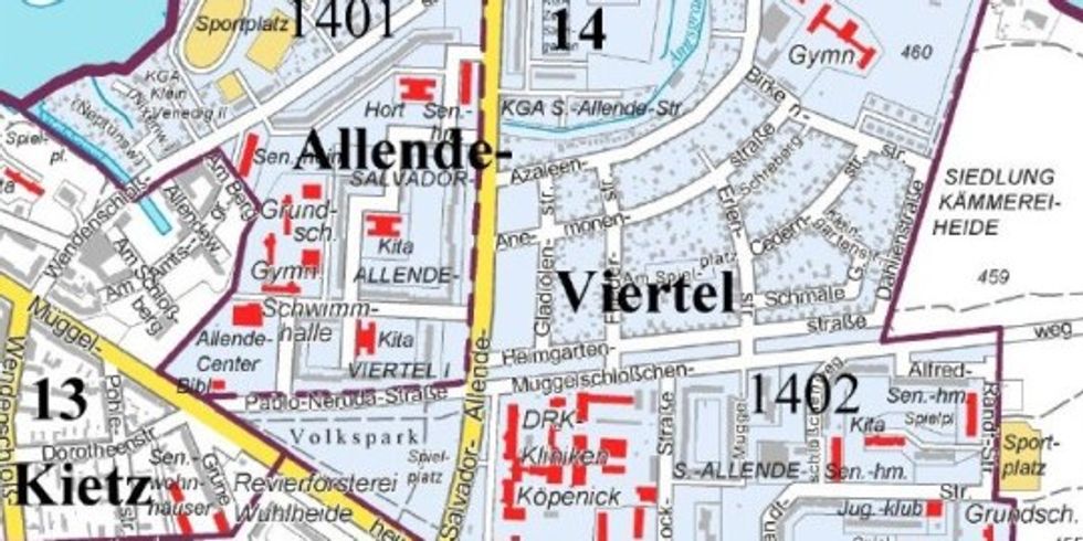 14 Allende-Viertel - Bezirksregion