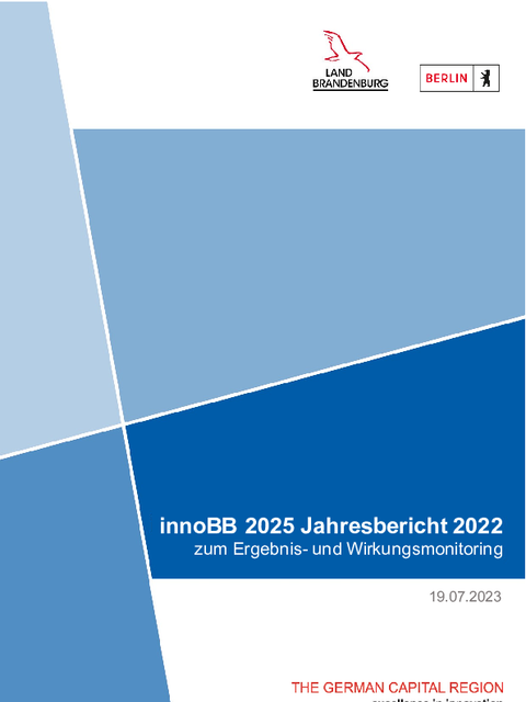 Jahresbericht 2022 zur innoBB 2025