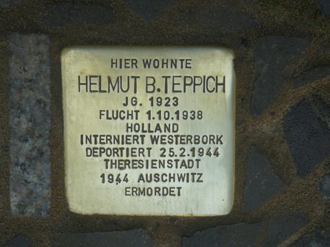 Stolperstein für Helmut B. Teppich