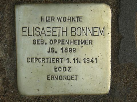 Stolperstein für Elisabeth Bonnen