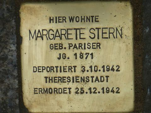 Stolperstein für Margarete Stern