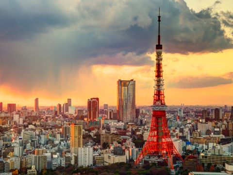 Tokio: Turm und Skyline
