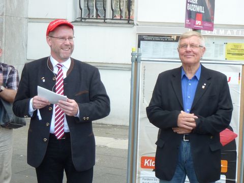 Reinhard Naumann und Tadeusz Dubicki, 14.9.2013, Foto: KHMM