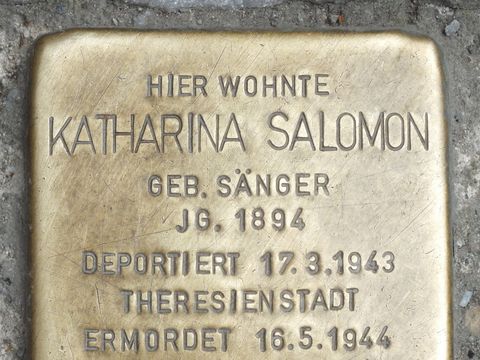 Stolperstein Katharina Salomon