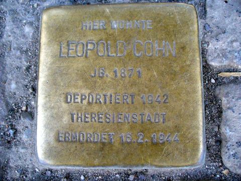 Stolperstein für Leopold Cohn