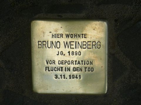 Stolperstein für Bruno Weinberg