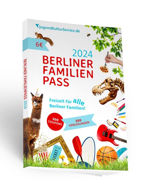 Bildvergrößerung: Cover des Berliner FamilienPass 2024