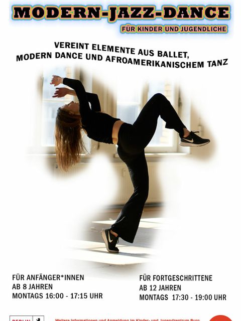 Bildvergrößerung: Modern-Jazz-Dance flayer 2022