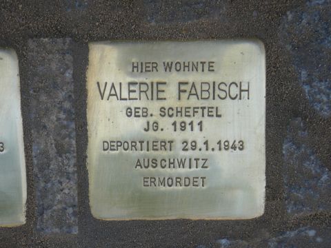 Stolperstein Valerie Fabisch