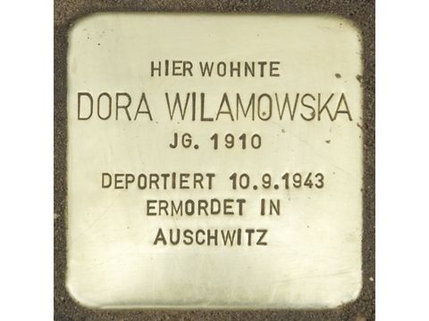 Stolperstein Dora Wilamowska, 2014