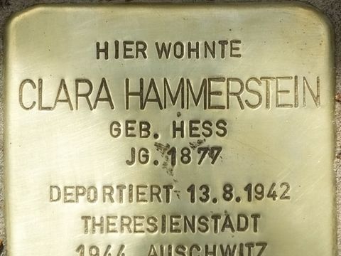 Stolperstein Clara Hammerstein