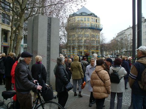 Rilke-Monument am Prager Platz, Foto: KHMM