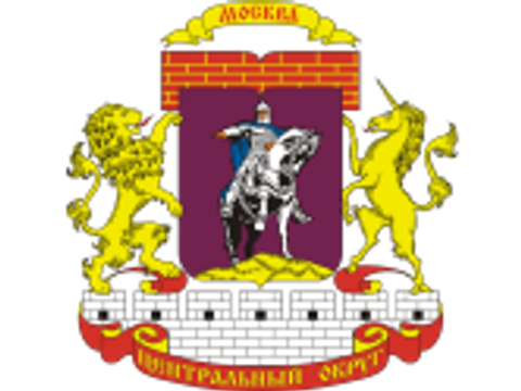 Wappen des zentralen Verwaltungsbezirks Moskau