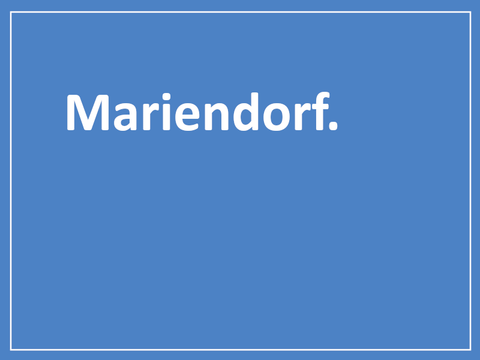 Kachel mit Schriftzug Mariendorf