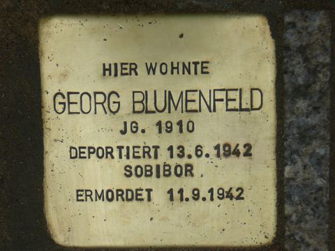 Stolperstein für Georg Blumenfeld
