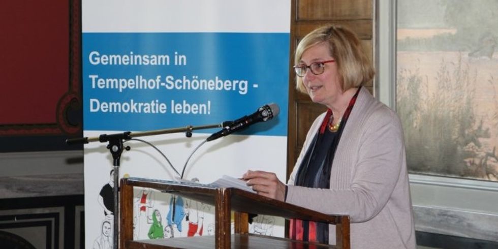 Bezirksbürgermeisterin Angelika Schöttler eröffnet Auftaktveranstaltung im Rathaus Schöneberg