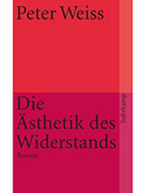Bildvergrößerung: Buchcover - Peter Weiss: Die Ästhetik des Widerstands