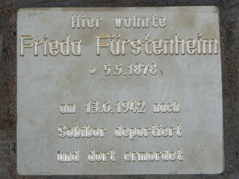 Bildvergrößerung: Denkstein für Frieda Fürstenheim