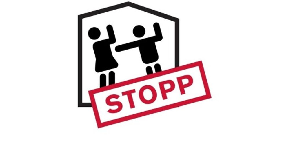 Logo Frauenraum Stopp gegen häusliche Gewalt