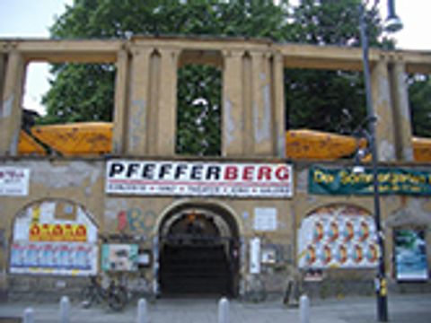 Pfefferberg Berlin-Prenzlauer Berg, Biergarten und Kulturzentrum, 11. Juni 2004